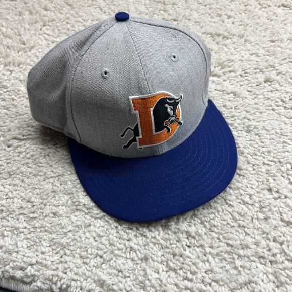 Durham Bulls Fitted Hat 7 1/8 New Era Baseball North Carolina Minor League Wool - Picture 1 of 8
